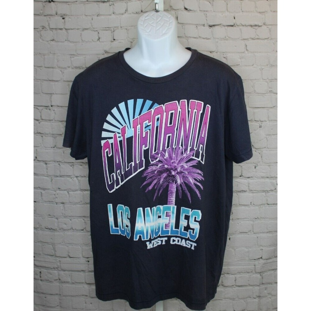 Vintage Los Angeles California West Coast T-shirt Blue Men's XL FREE STATE